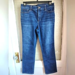 St. John's Bay Women's Straight Leg Blue Jeans